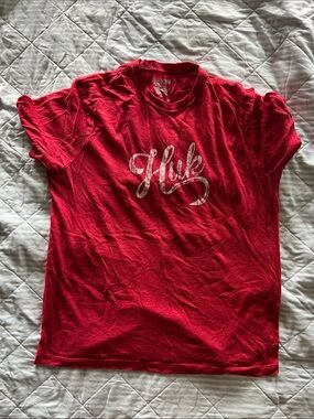 Red 'Huk' Graphic Kids T‑Shirt